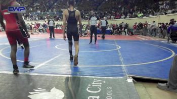 92 lbs Consi Of 32 #1 - Davion McClellan, Tulsa Union vs Kaleb Proctor, Henryetta JH