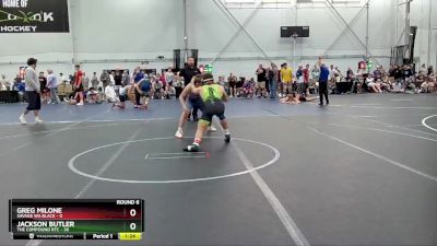 150 lbs Round 6 (8 Team) - Jackson Butler, The Compound RTC vs Greg Milone, Savage WA Black