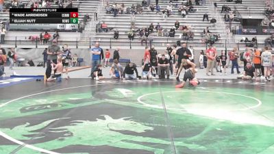 92 lbs Cons. Sub-semis - Elijah Nutt, NorthEast 509 Wrestling Club vs Wade Ahrendsen, Cle Elum Mat Miners Wrestling Club