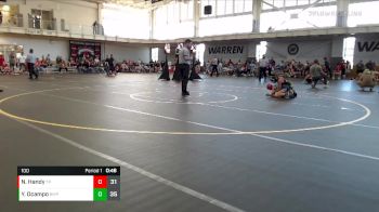 100 lbs Placement (4 Team) - Ysabelle Ocampo, Beast Mode Pink vs Natalie Handy, Team Pennsylvania