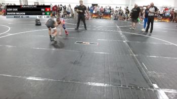 105 lbs Cons. Round 1 - Levi Cox, PWC vs Dustin Wilson, Compound Wrestling