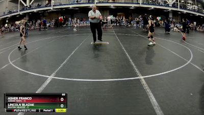 68 lbs Round 3 (4 Team) - Asher Franco, Junior Terps vs Lincoln Blazak, Buxton Squeeze