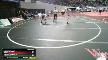 6A-160 lbs Champ. Round 1 - Trace Daniels, West Salem vs Jacient Cox, Sunset