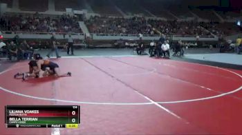 114 lbs Cons. Round 2 - Liliana Voakes, Poston Butte vs Bella Terrian, Campo Verde