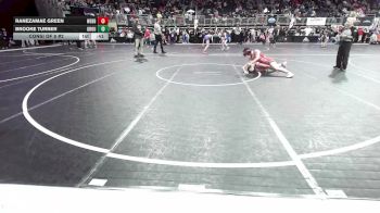 125 lbs Consi Of 8 #2 - Ranezamae Green, Webb City Youth Wrestling vs Brooke Turner, Ground Zero WC
