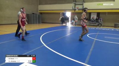 125 lbs Consi of 16 #2 - Brian Rossi, Stanford vs Kyle Jimenez, Unattached