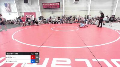 90 lbs Rr Rnd 1 - Angelo Pifer, Team Alien 1 vs Ceiran Sontz, Edge Wrestling MS