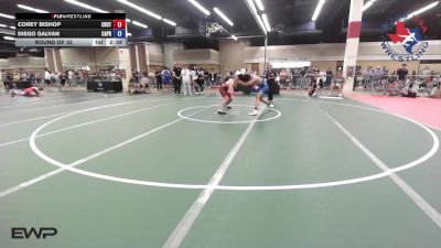 132 lbs Round Of 32 - Corey Bishop, Crutchmer Wrestling vs Diego Galvan, Caprock High School Wrestling