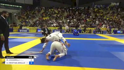 MARGOT CICCARELLI vs ANA CRISTINA ARAUJO RODRIGUES 2023 World Jiu-Jitsu IBJJF Championship