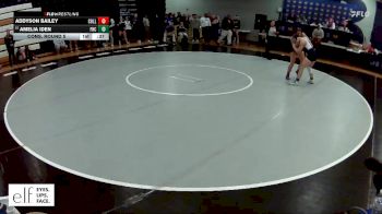 140 lbs. Cons. Round 5 - Amelia Iden, Francis Howell Central vs Addyson Bailey, Collinsville