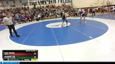 184 lbs Champ. Round 1 - Eugene Lee, Elmhurst College vs Sam Zindel, Loras