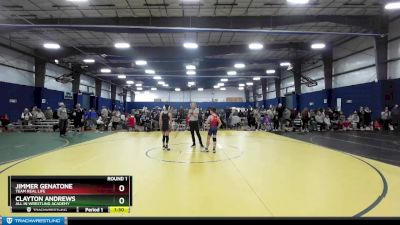 87 lbs Round 1 - Clayton Andrews, All In Wrestling Academy vs Jimmer Genatone, Team Real Life