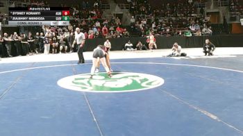 Girls 115 lbs Cons. Round 3 - Zulehiny Mendoza, Clovis vs Sydney Koranyi, Academy