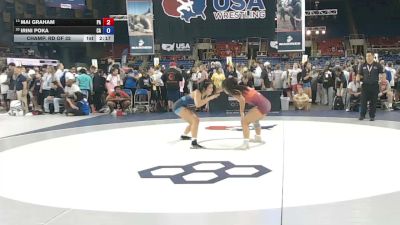 120 lbs Champ. Rd Of 32 - Mai Graham, Pennsylvania vs Irini Poka, California