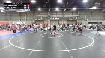 34 kg Rr Rnd 4 - Vitaliana Pitzarella, South Hills Wrestling Academy - GK8E vs Isabella Clifton, Maine Trappers Green - GK8E