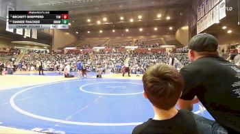 61 lbs Champ. Round 1 - Beckett Shepperd, Team Conquer Wrestling vs Tanner Thacker, Van Buren High School Wrestling