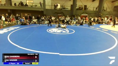 138 lbs Cons. Round 3 - Beau Sandberg, OR vs Ivan Wagner, OR