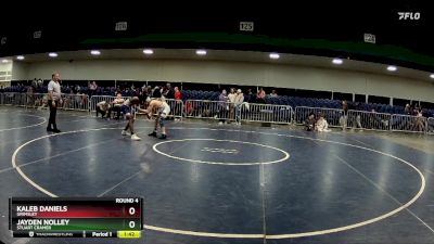 120 lbs Round 4 - Jayden Nolley, Stuart Cramer vs Kaleb Daniels, Grimsley