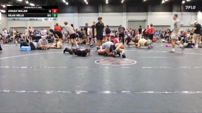 126 lbs Round 2 (6 Team) - Silas Mills, MF Army vs Josiah Miller, Funky Bunch