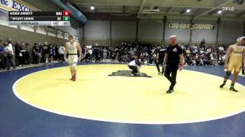 160 lbs 5th Place - Aiden Arnett, Immaculate Conception (IL) vs Wyatt Lewis, Del Norte