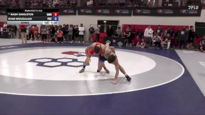 65 kg Semis - Nash Singleton, Beaver Dam Wrestling Regional Training Center vs Evan Mougalian, Pennsylvania RTC