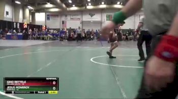 120 lbs Semis & 1st Wrestleback (8 Team) - Gino Rettele, Millard South vs Jesus Monrroy, Norfolk