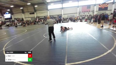 130 lbs Consi Of 16 #2 - Jackson Iber, Thorobred WC vs Cole Biter, Bronco WC