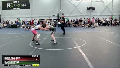 106 lbs Round 6 (8 Team) - Elijah Herring, The Compound RTC vs Dario Gugliemo, Savage WA Black