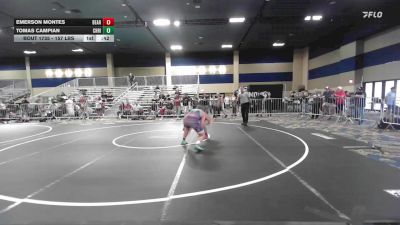 157 lbs Consi Of 16 #1 - Emerson Montes, Bearcat WC vs Tomas Campian, Christopher Columbus HS