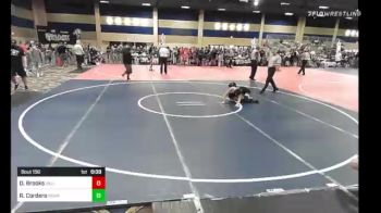 95 lbs Consi Of 8 #2 - Dallas Brooks, Valiant College Prep vs Rene Cordero, Poway Elite