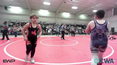 110 lbs Quarterfinal - Noah Shuemake, Viking Wrestling Club vs Krew Schuetz, Roland Youth League Wrestling
