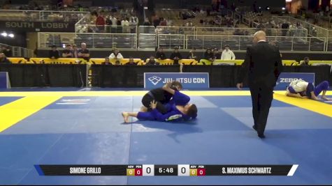 S. Maximus Schwartz vs Simone Grillo 2025 Pan Jiu Jitsu IBJJF Championship