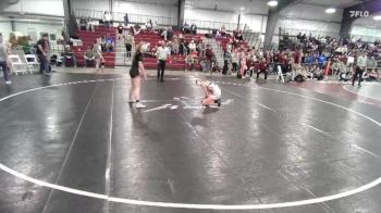 120 lbs 1st Place Match - Julia Schnell, Berthoud vs Kinsey Hooper, Rawlins