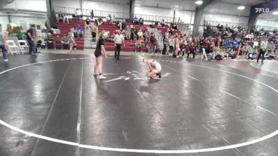 120 lbs 1st Place Match - Julia Schnell, Berthoud vs Kinsey Hooper, Rawlins