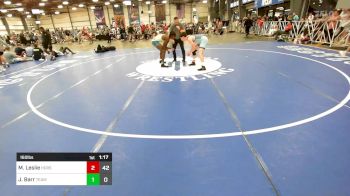 160 lbs Rr Rnd 2 - Matt Leslie, Iron Horse Wrestling Club vs Justin Barr, Team Alien UFO