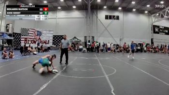 100 lbs Round 2 (4 Team) - Benjamin Watson, New England Gold vs John Kenny, Broad Axe White