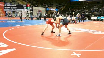 150 Class 3 lbs Cons. Semi - Carson Rooks, Webb City vs Rowdy Narron, St. Michael The Archangel
