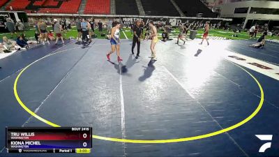 225 lbs Semifinal - Tru Willis, Washington vs Kiona Michel, Washington