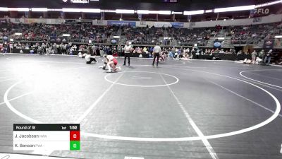 118.6 lbs Round Of 16 - Jenah Jacobson, Nebraska Wrestling Academy vs Kailey Benson, Purler Wrestling Academy