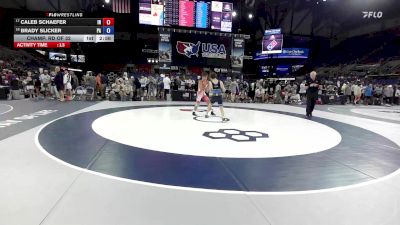 132 lbs Champ. Rd Of 32 - Caleb Schaefer, IN vs Brady Slicker, PA