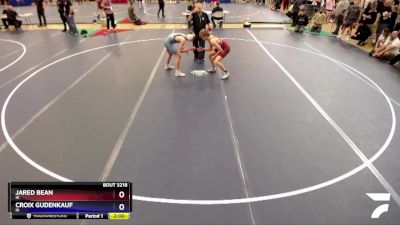 136 lbs Cons. Round 3 - Jared Bean, IA vs Croix Gudenkauf, IA