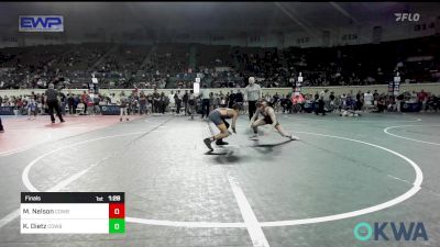 90 lbs Final - Montra Nelson, Cowboy Wrestling Club vs Keaton Dietz, Cowboy Wrestling Club