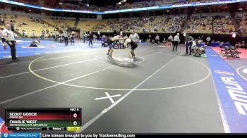 215 Class 1 lbs Quarterfinal - Charlie West, Notre Dame (Cape Girardeau) vs Scout Gooch, Marceline