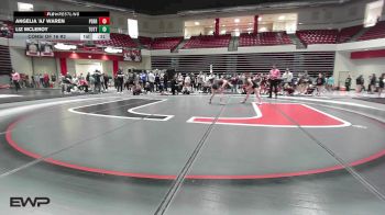 120 lbs Consi Of 16 #2 - Angelia 'AJ' Waren, Perry Girls Wrestling Club vs Liz McLeroy, Tuttle HS Girls