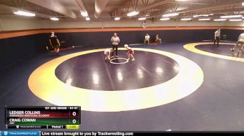 54-57 lbs Round 3 - Ledger Collins, Sanderson Wrestling Academy vs Craig Cowan, JWC