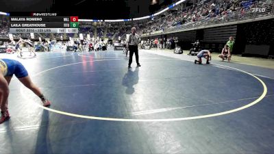 125 lbs Consy 4 - Malaya Romero, Williamsport vs Laila Greathouse, Titusville