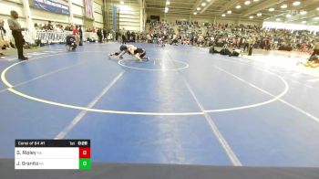 132 lbs Consi Of 64 #1 - Gavin Ripley, ME vs Jonathan Granito, NY