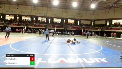 190 lbs Round Of 32 - Cash Colbert, Paul VI vs James Glomb, William Penn Charter