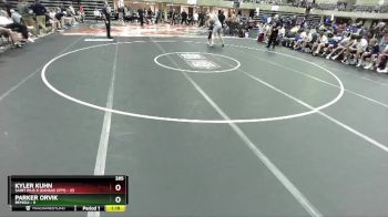 285 lbs Round 1 (4 Team) - Parker Orvik, Bemidji vs Kyler Kuhn, Saint Pius X (Kansas City)