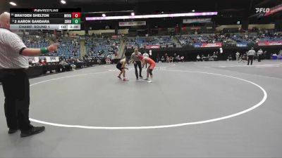 157 lbs Champ. Round 1 - Brayden Shelton, Missouri Valley vs 2 Aaron Gandara, Southern Oregon